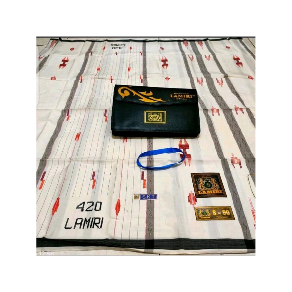 TERBARU | SARUNG TENUN LAMIRI 420 ORIGINAL S-90 | Tipe SKP | Jahit Tengah | Stock Terbatas