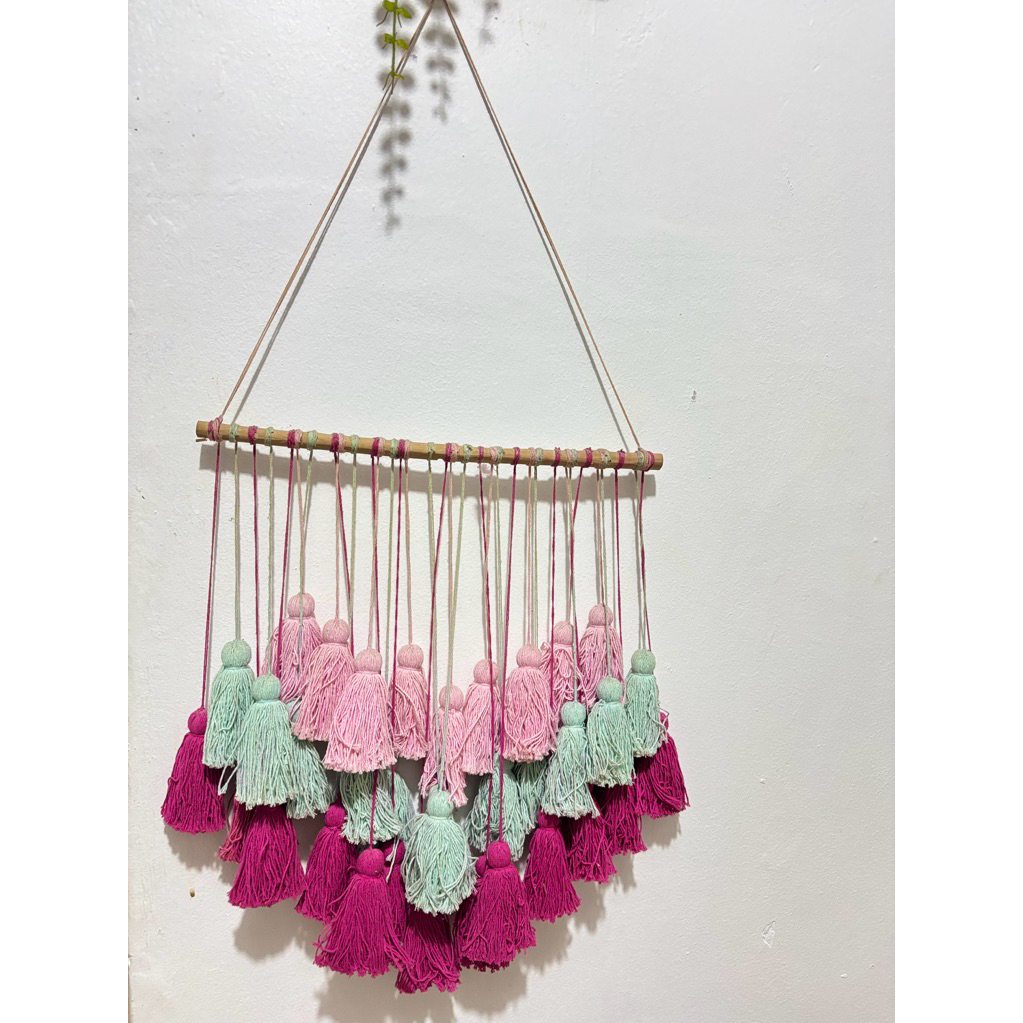 Hiasan macrame dinding, Hiasan Dinding Macrame, bohemian style