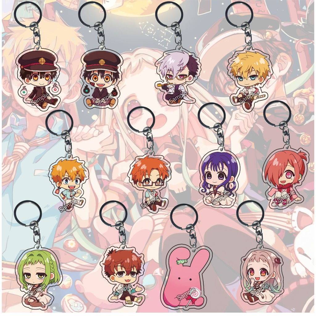 Gantungan Kunci Anime After-School Toilet Hanako-kun part 01-Tsukasa -Kou Minamoto-Tsuchigomori-Saku