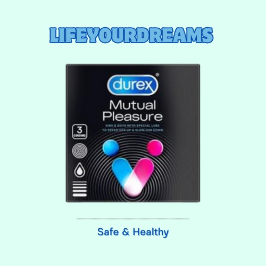 Kondom Durex Mutual Pleasure - Isi 3