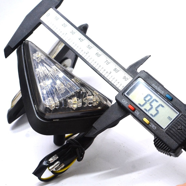 Lampu sein assy sen segi tiga universal semua motor sport fairing set 2 pcs riting ritting reting ni