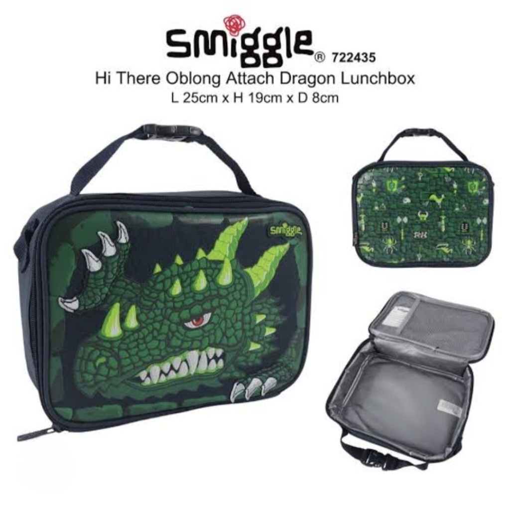 Tas smiggle Lunch Box Bag Dino Original