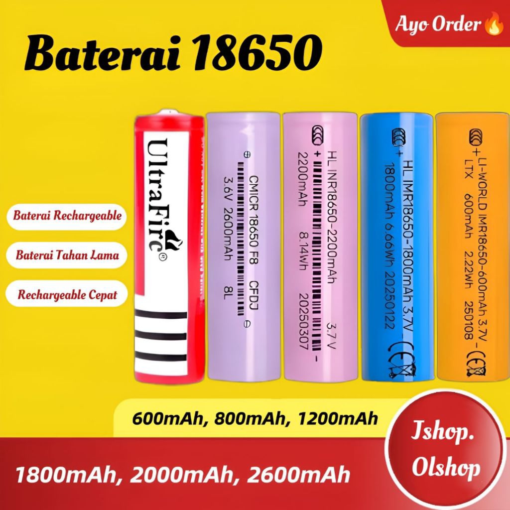 Baterai Charger Baterai cas/ Baterai senter•Jshop.olshop