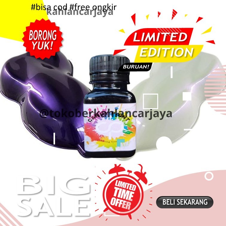 (OLES) 50 ML LEMBAYUNG CAT MUTIARA / LEMBAYUNG CAT CANDY PAINT