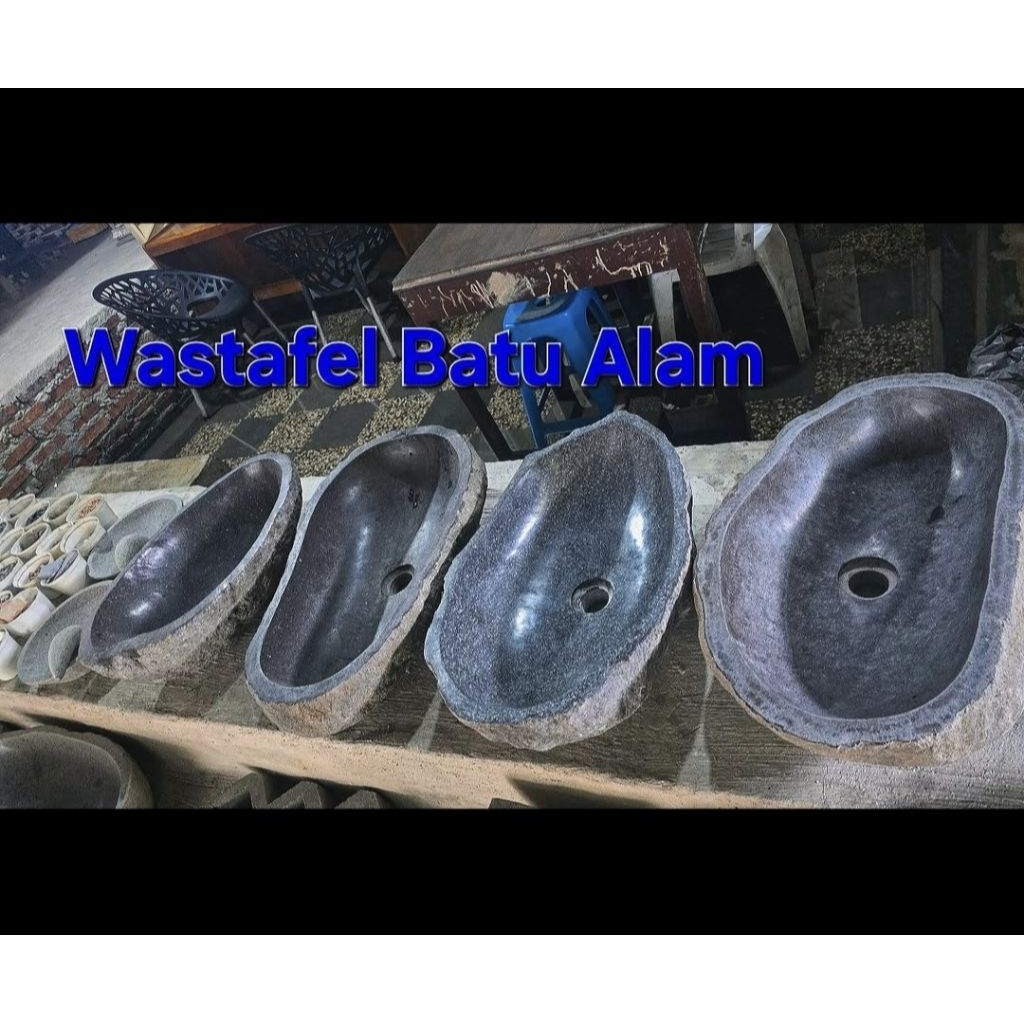 Wastafel Batu Alam / Wastafel Cuci Tangan