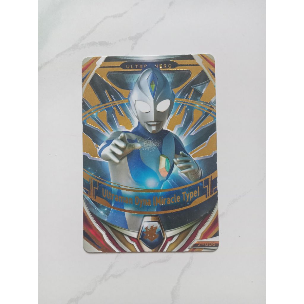 Kartu ori Ultraman Fusion Fight Ultraman Dyna Miracle Type