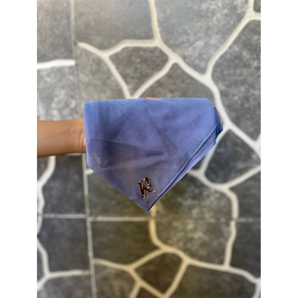 Hijab Paris Jadul Premium Warna Denim