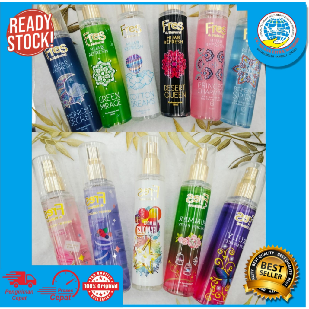 FRESH And Natural Refresh Long Lasting 100ml / Minyak Wangi (DUPE YA) Fresh Hijab Perfume Parfum