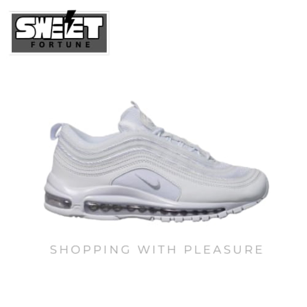 (SWEETFORTUNE) Sepatu Sneakers Air Max 97 Triple White