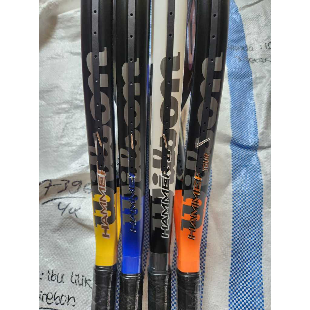 Hot Product Raket Tenis Carbon Matrix Premium - Raket Tennis Wilson Hammer Tour Carbon Matrix Free