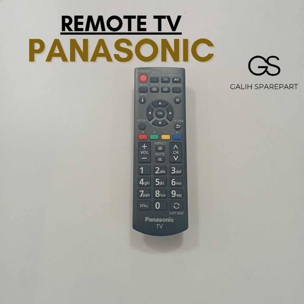 REMOT TV PANASONIC ORIGINAL (BARU)  REMOT TV - REMOTE TV PANASONIC
