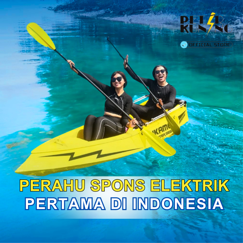 Electric Spon Boat IKAME - Perahu Spons Motor Listrik Perahu Kayak Ikame