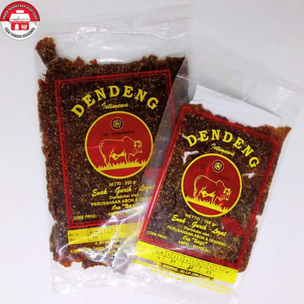 Dendeng Daging Sapi Asli Merk Cap Istimewa Original Kering
