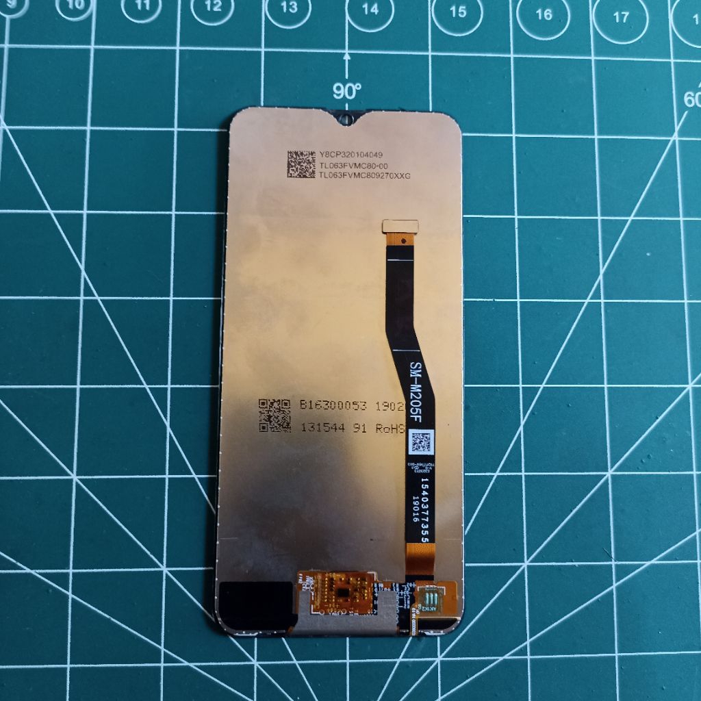 LCD+TS SAMSUNG M20/M205 ORI CABUTAN ( BEKAS / SEKEN ) NORMAL