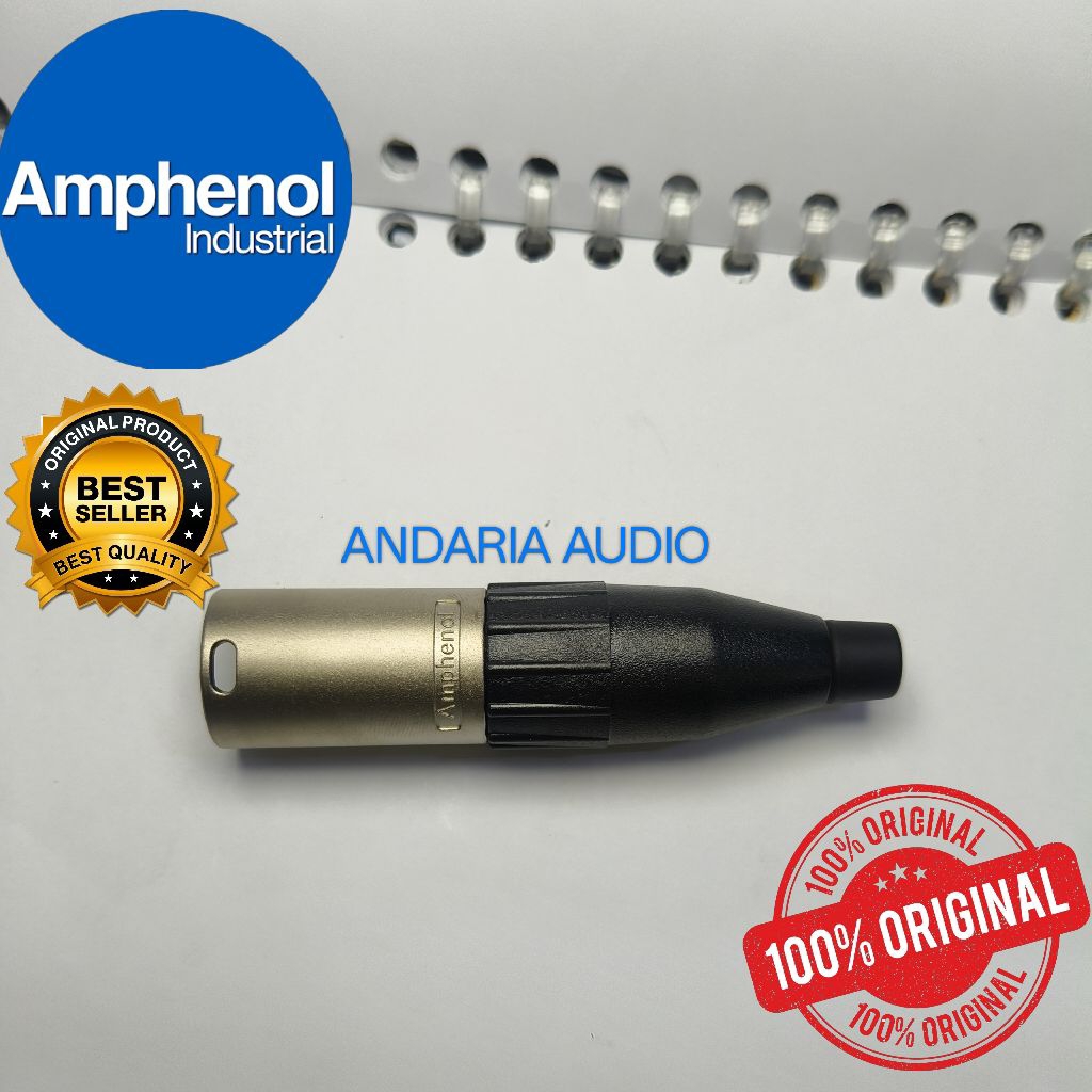 JACK XLR AMPHENOL MALE AC3M