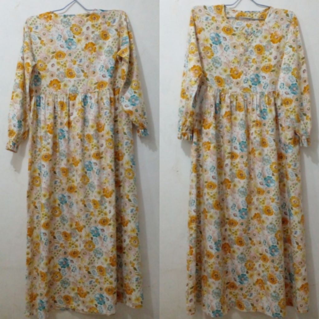 Ditsy NG size M Bundling Khimar AA size L Preloved