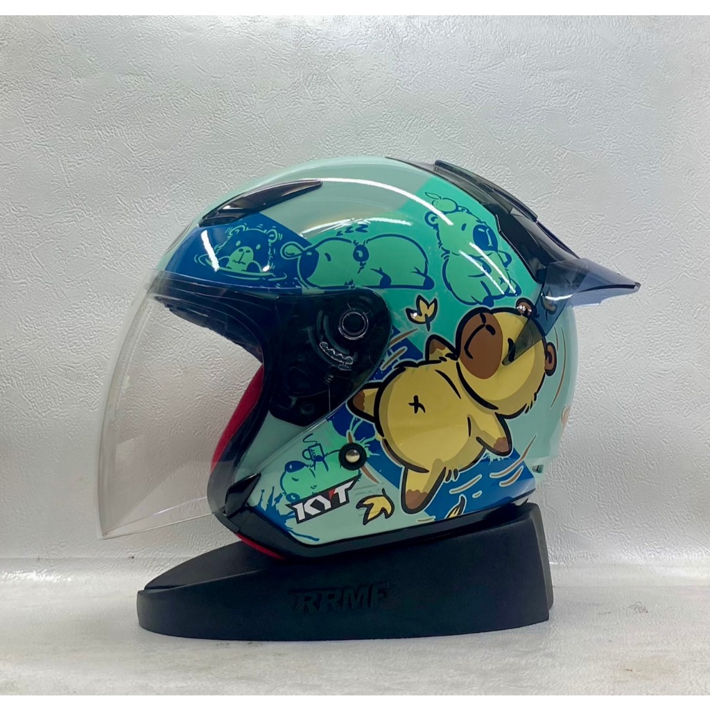 KYT DJ MARU SEMUA MOTIF KACA BENING FREE SPOILER 2D - HELM KYT ORIGINAL UNTUK CEWE DAN COWO TERMURAH