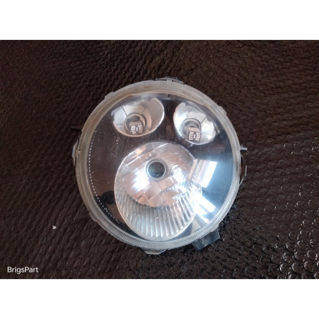 headlamp reflektor lampu depan costum yamaha xride 115 lama original