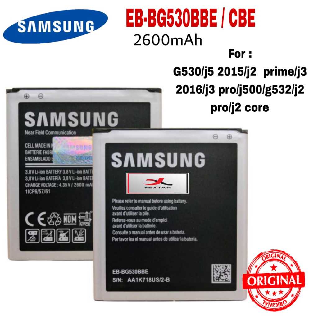 Samsung Battery Original For J3 J5 J2 Prime