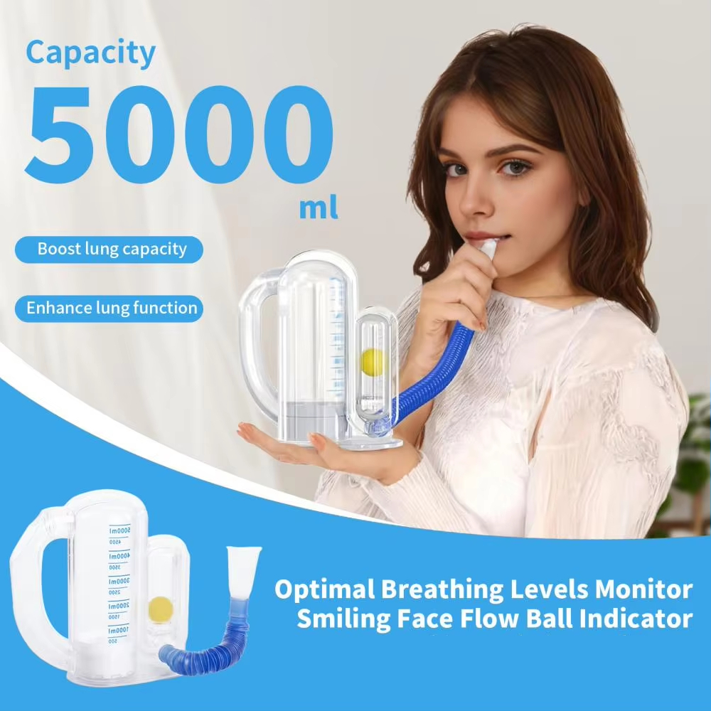 Alat Latihan Pernapasan Incentive Spirometer 5000ml