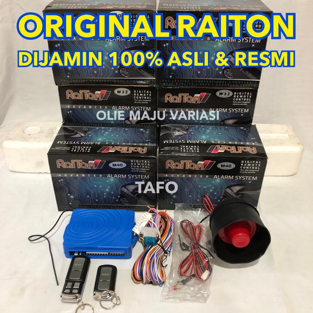 RAITON ALARM MOBIL UNIVERSAL / KUNCI ALARM MOBIL RAITON