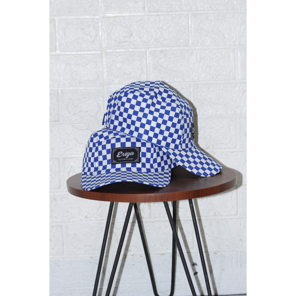 Topi Panel 5 Distro Erigo Premium Pria Wanita Original/topi trend kekinian