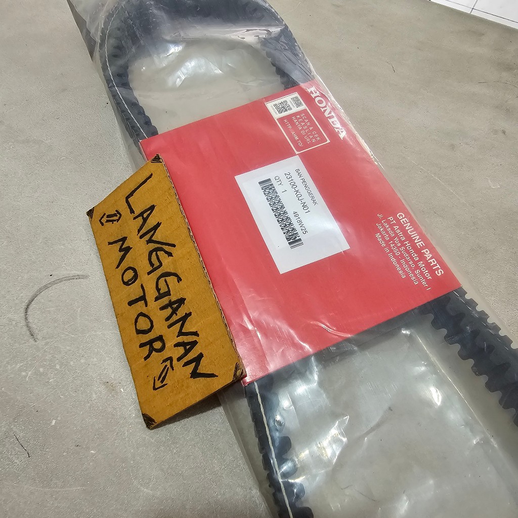 VAN V BELT TIMING BELT DRIVE ONLY NEW BEAT SCOOPY GENIO LED 2021 UP 23100K0JN01 ORI AHM