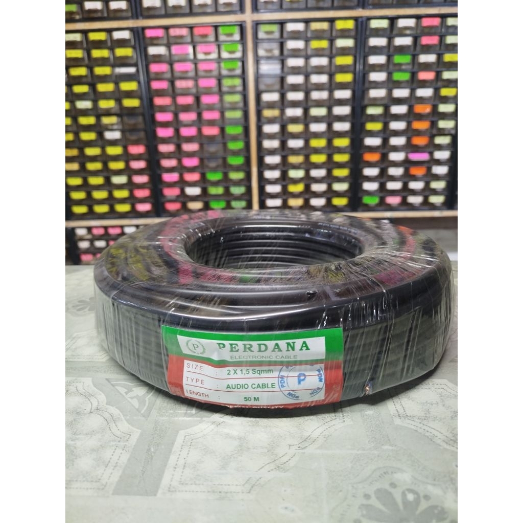 Kabel serabut kabel 2x1,5mm kabel Perdana kabel listrik 50M