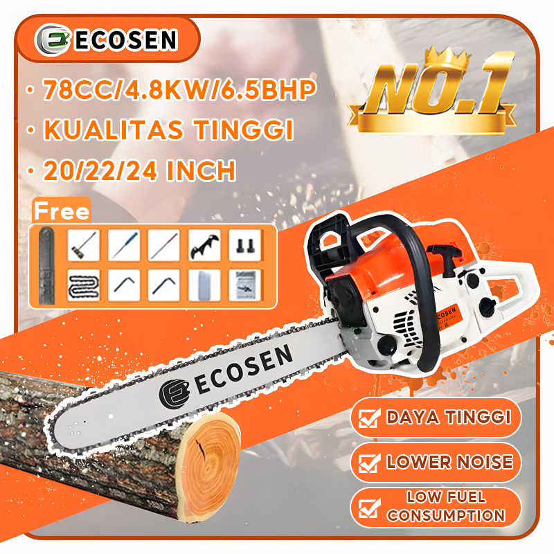 Gergaji Rantai 20/22/24 "Gergaji rantai 2-tak / Gergaji Rantai / Mesin Gergaji Rantai Kayu / Mesin P