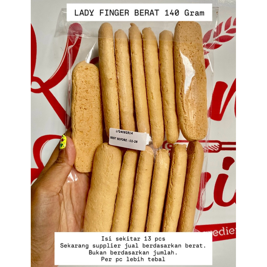 Lady Finger 120 Gram Untuk Tiramisu Savioardi Biscuit