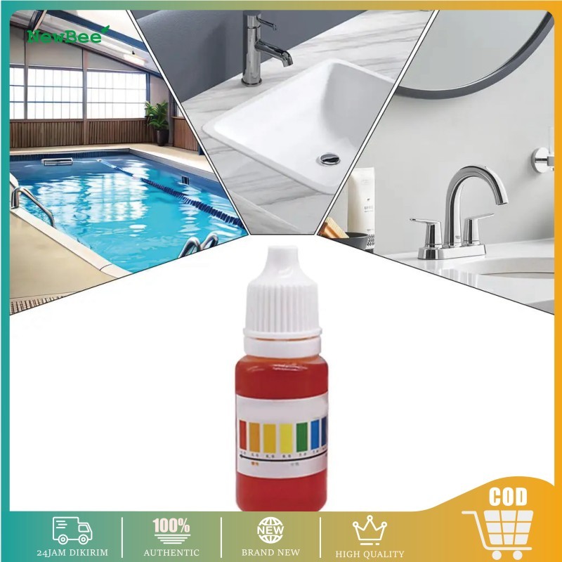 10ml PH Tetes Air Cairan Tes PH Air Water PH Test Liquid PH Drop Pengecek PH Air PH Tester Cair