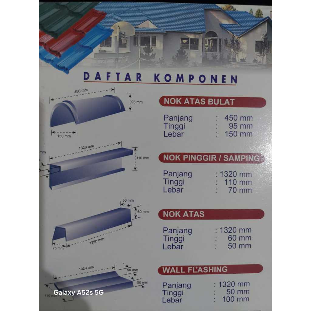 [oddsolshop] pekanbaru/Sugi Roof Genteng Metal Atap Rumah