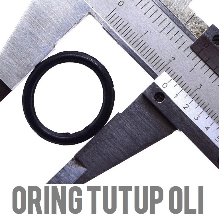 ORING TUTUP OLI KUALITAS ASLI ORI SINTETIS semua motor karet seal sil o ring oli minyak angin beat g