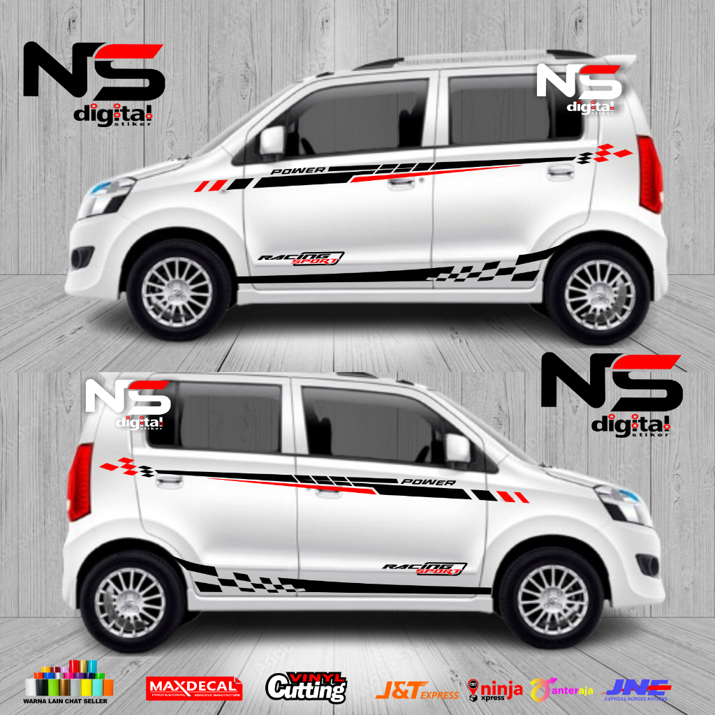 NEW Sticker Mobil Karimun Wagon R Stiker Body Mobil Karimun Stiker Mobil Suzuki Wagon R Terlaris