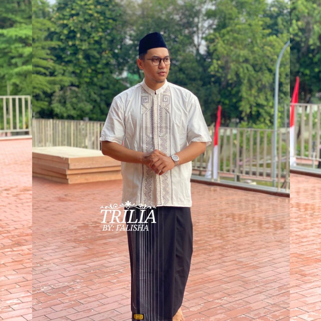 KEMKO SALMAN | Baju Koko Najun Lengan Pendek Pria Premium – Model Terbaru 2025, Adem & Nyaman Dipaka