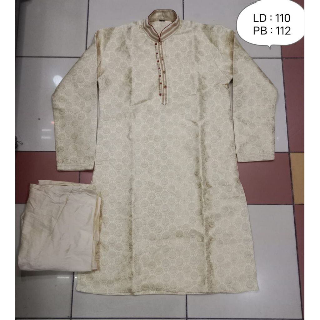 KURTA BAJU INDIA PRIA MERAH