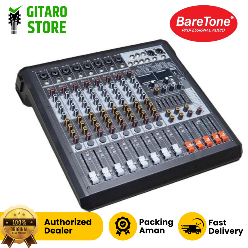 Mixer Audio Baretone Blaze 8 Profesional Mixer 8 Channel Original