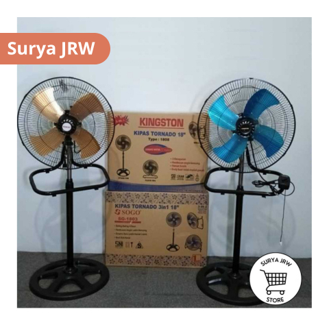 Kipas Angin Tornado 18 1nchi Kingston 1808 dan Kipas Angin Tornado 18 Inchi Sogo SG-1803