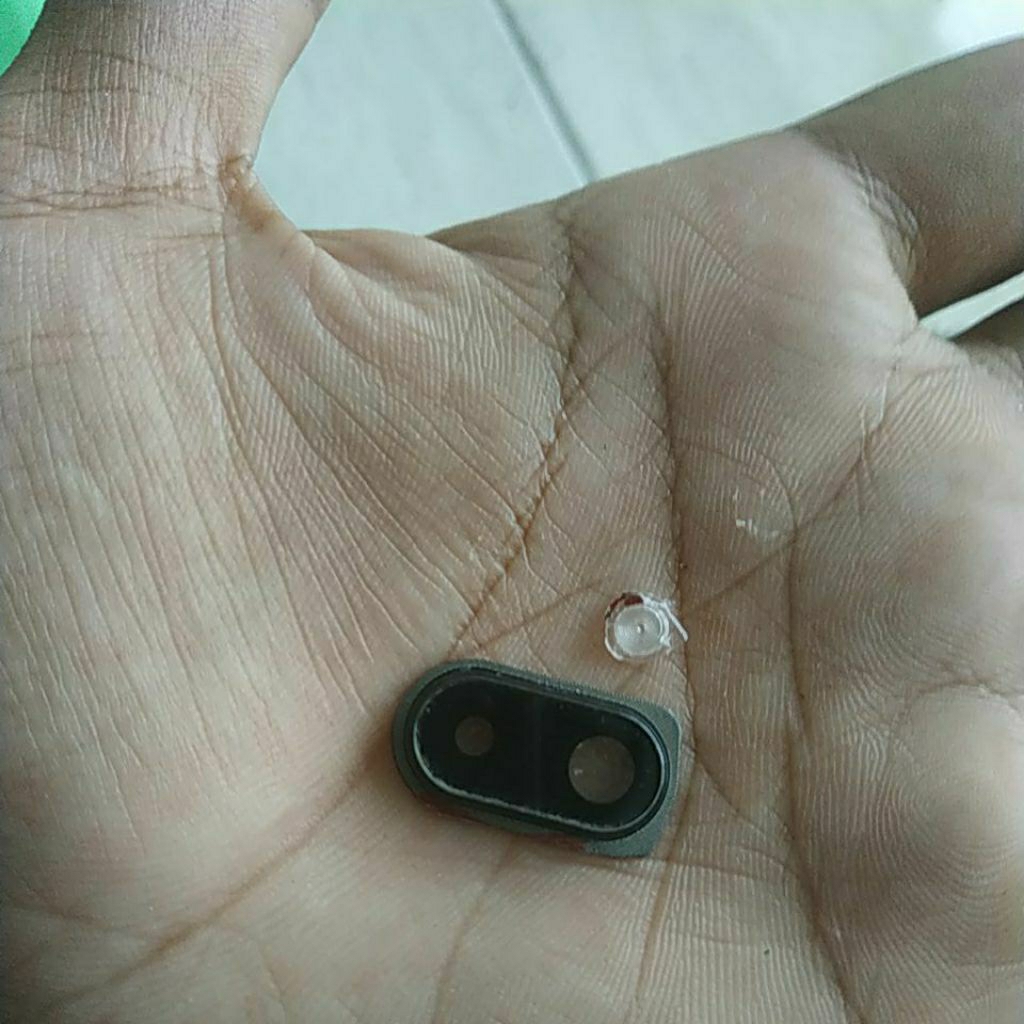 kaca kamera plus kaca flash bekas Oppo r15