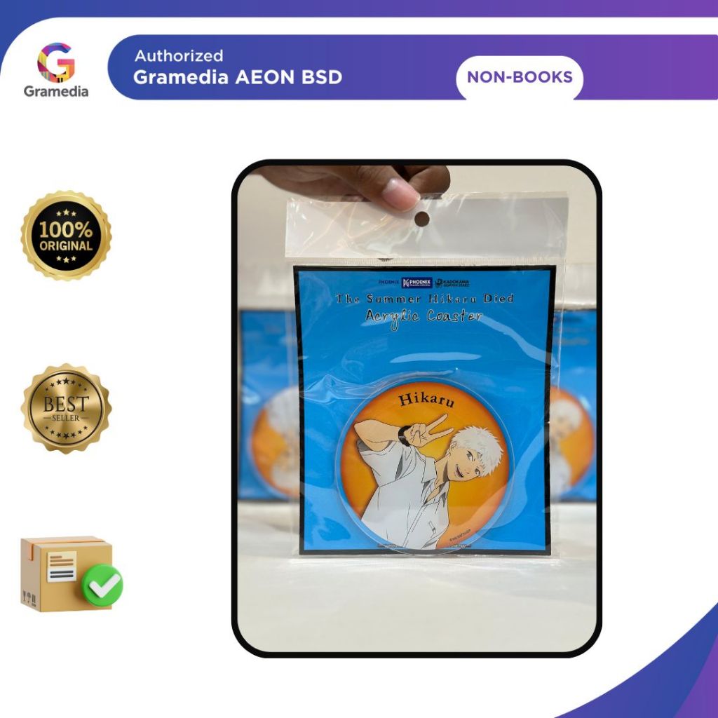 TSHD ACRYLIC COASTER HIKARU - GRAMEDIA AEON MALL BSD