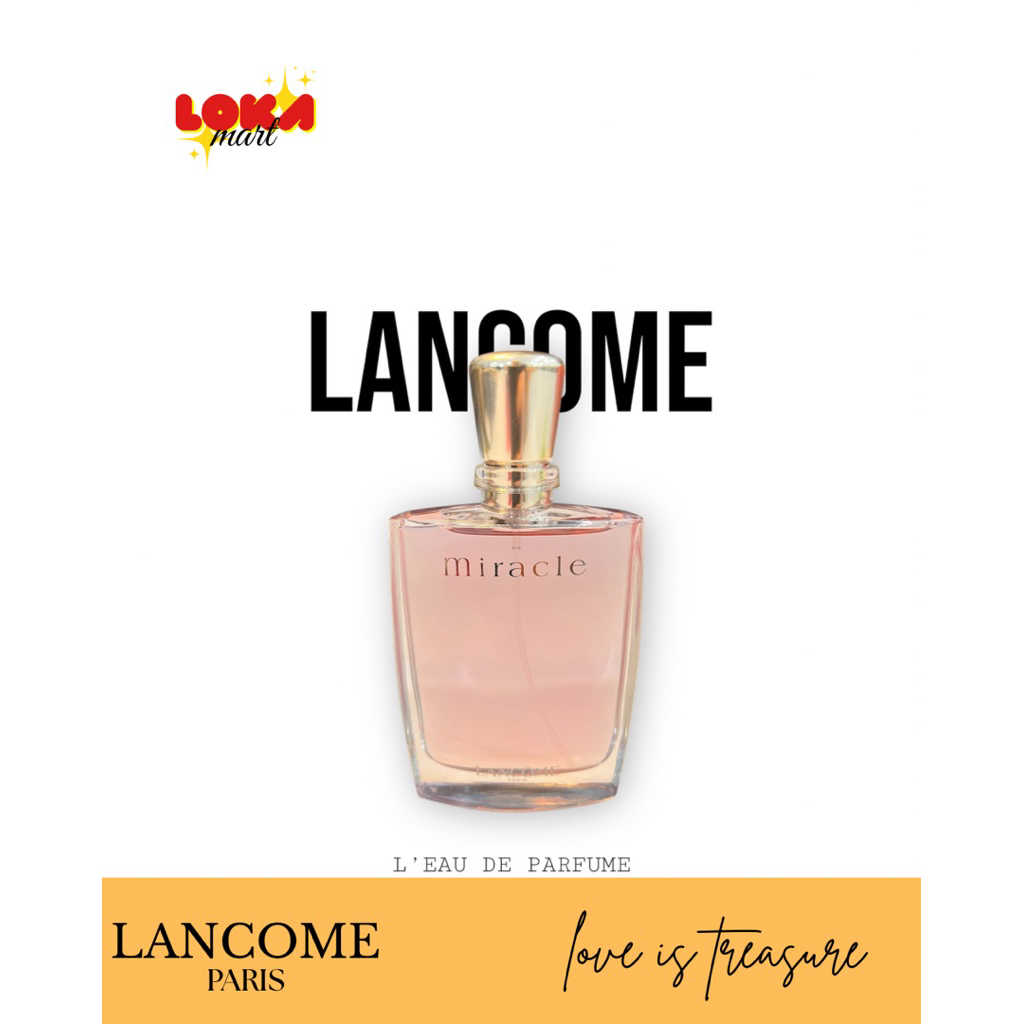 [100% original] Lancome miracle L’EAU DE PARFUME Spray 100 Ml