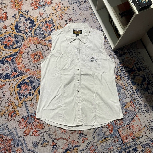Vintage 90's Vest Shirt Harley Davidson
