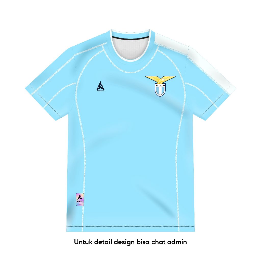 ATHLETIC SPORTWEAR - Jersey Bola Fantasy Lazio Home 2005-2006 Fullprinting Casual - Atasan