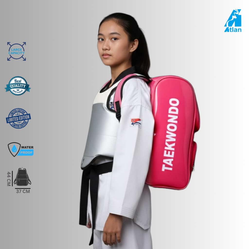 ATLAN Tas Sport Taekwondo Premium New Version Waterproof Pink