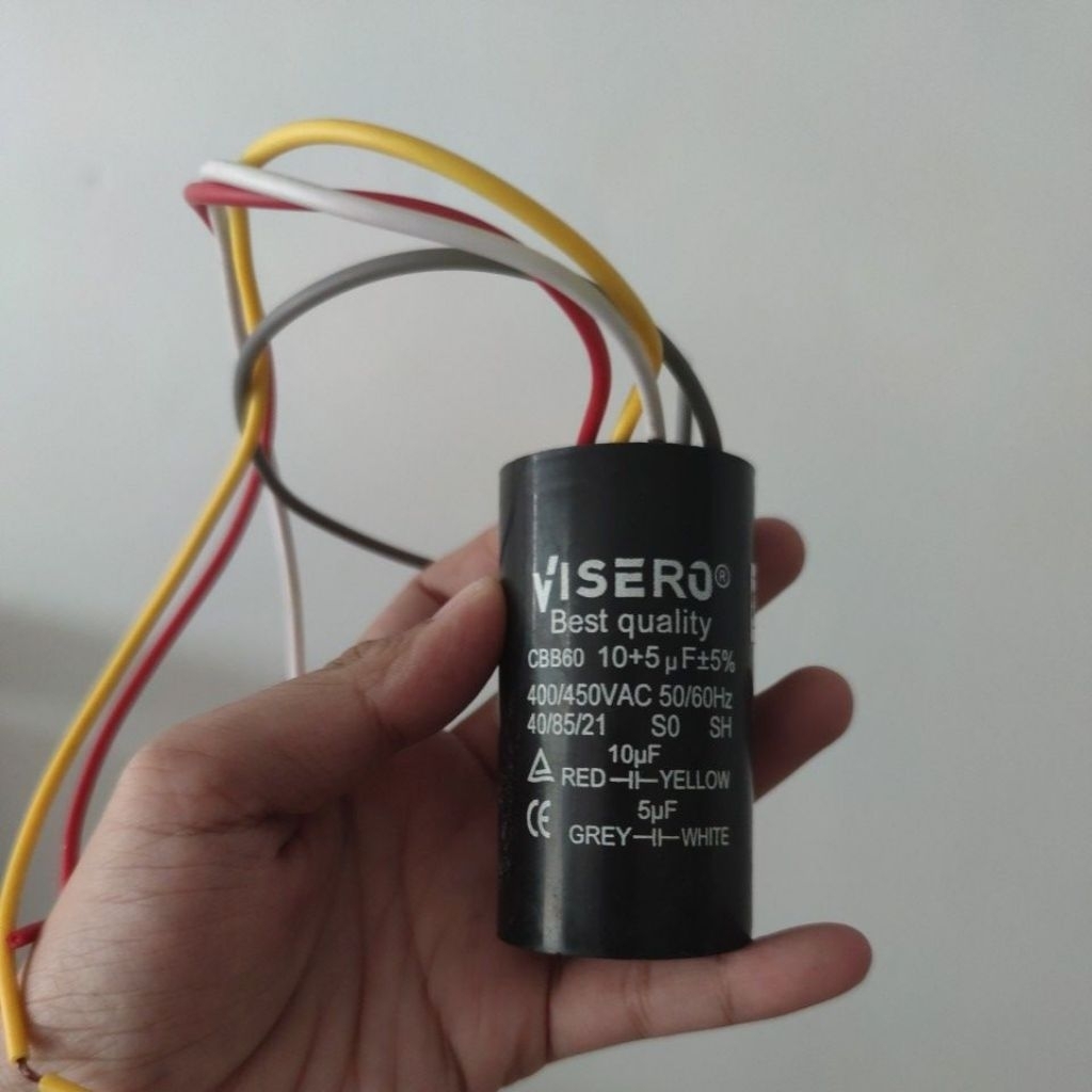 Kapasitor Mesin Cuci Visero 10+5 uF