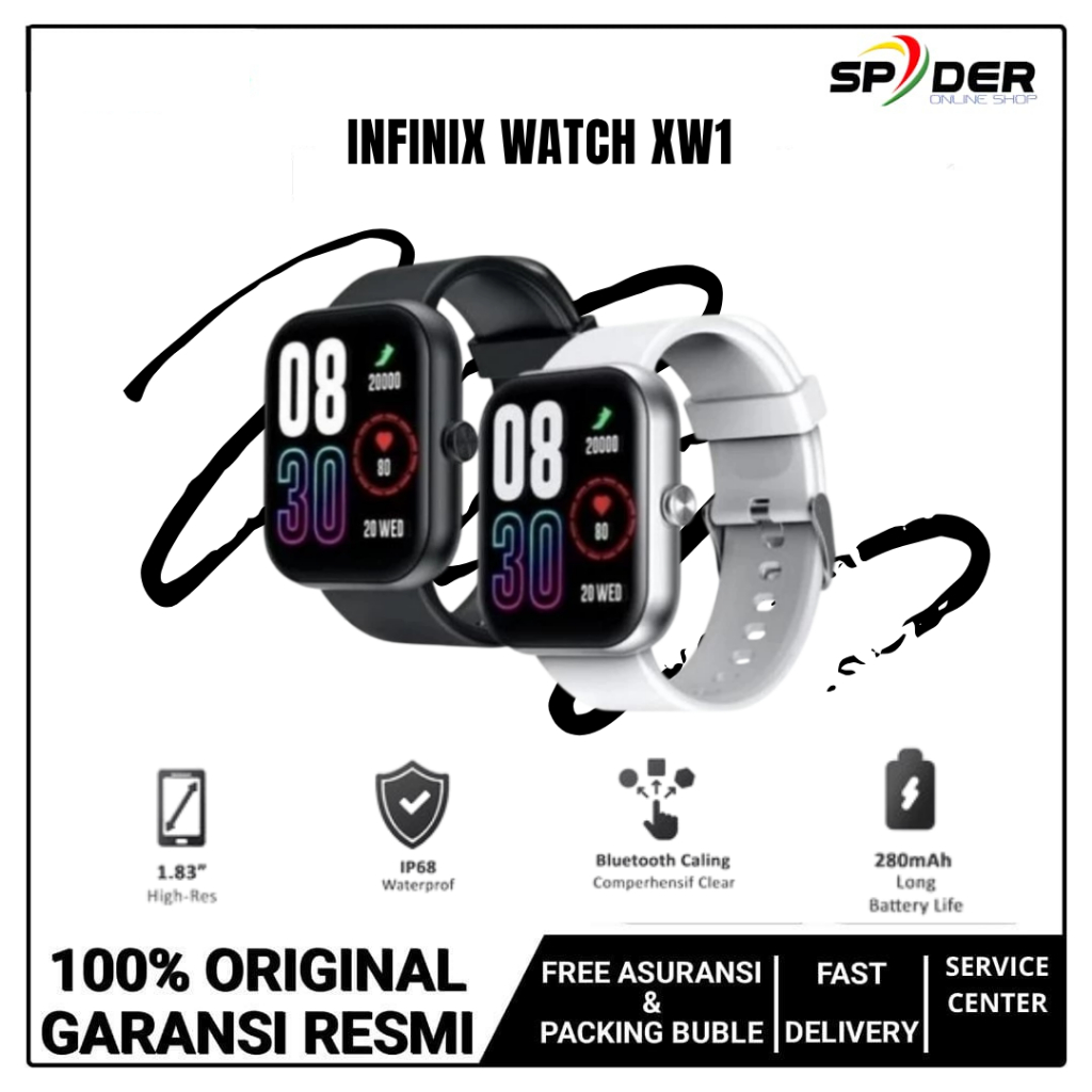 INFINIX SMARTWATCH XW1 SILVER