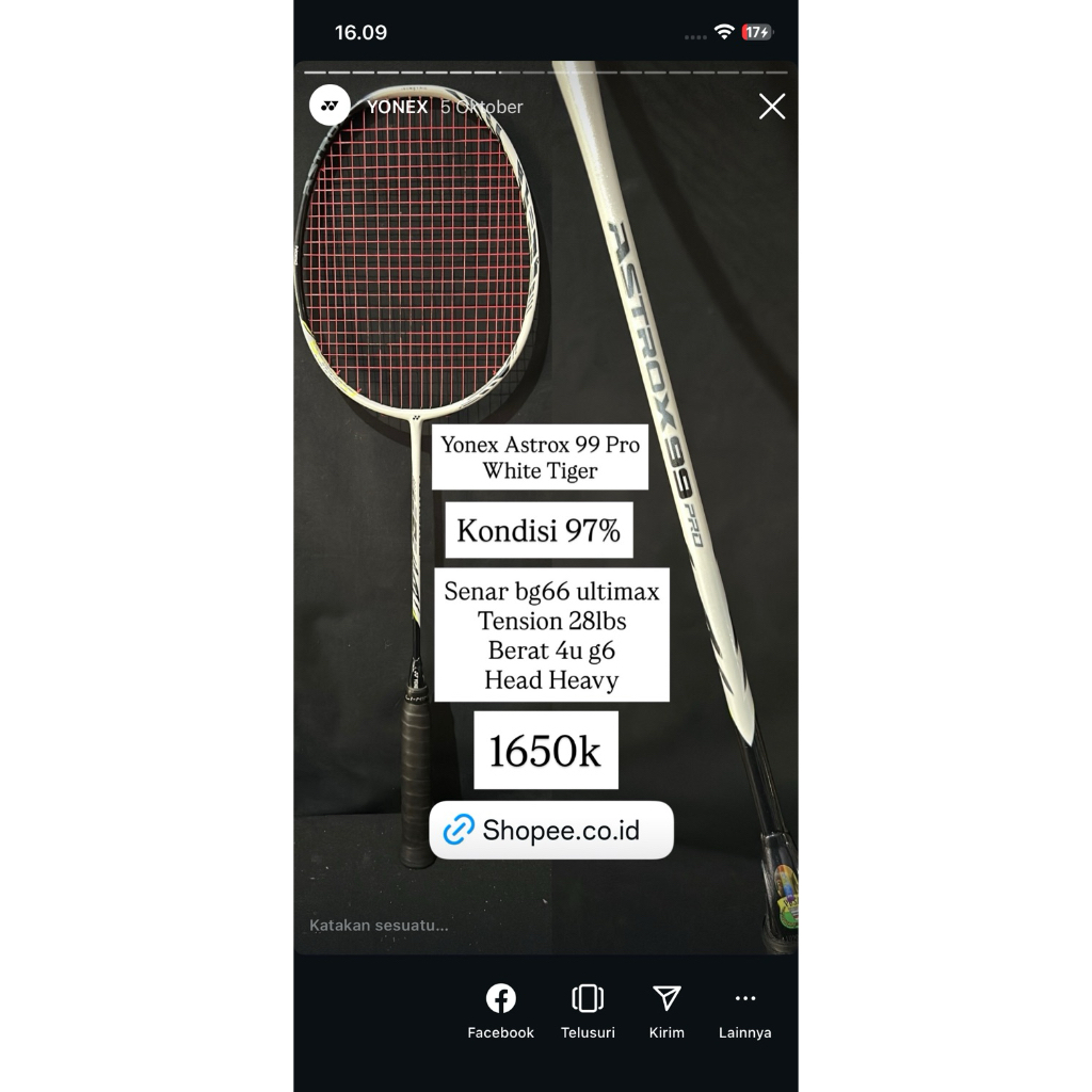 astrox 99pro white second