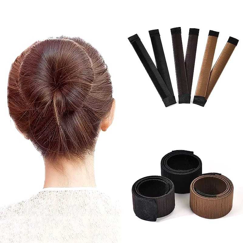 POM Hair Bun Maker Magic Hairbun Cepol Donut Premium Donat Sanggul Cepol Hairdini Frech Twist Kat Ko