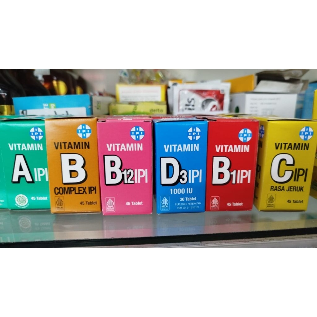 VITAMIN IPI ALL VARIAN [B Complex IPI/ A IPI/C IPI/B12 IPI / B1 IPI/D3 IPI/ D3+ K2 ipi