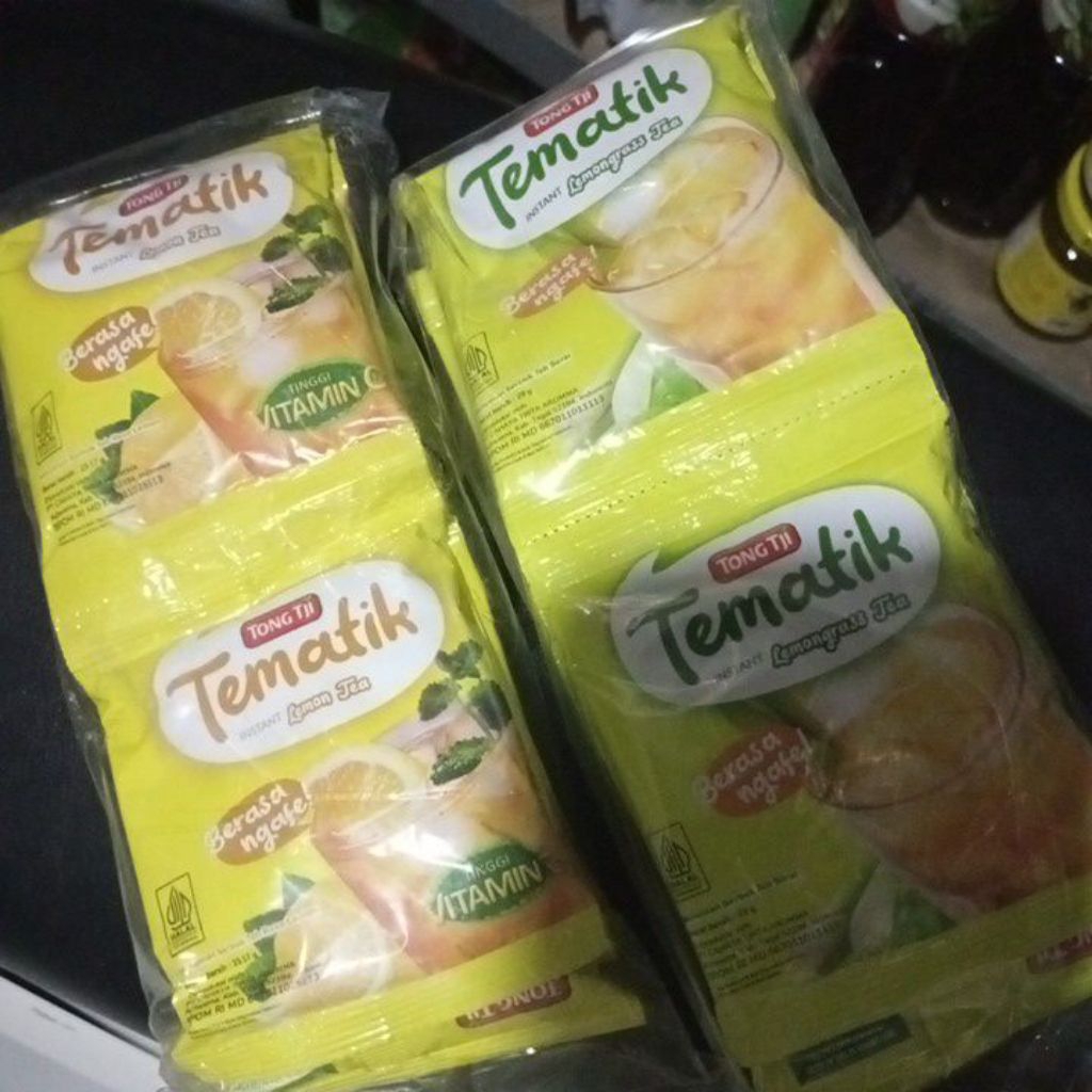 tong tji tematik lemon  tea /lemon gras isi 10